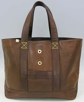 visvim HOMER LEATHER TOTE VEGGIE